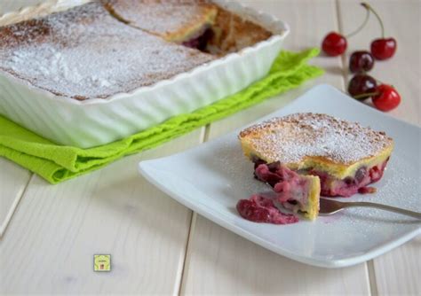 Clafoutis Di Ciliegie O Terrina Dolce Di Ciliegie Facile E Senza Lievito