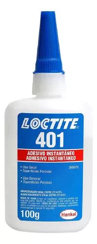 Loctite 401 Adhesivo Instantáneo Pegamento 100gr Cuotas sin interés