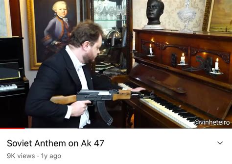 Soviet Anthem On Ak 47 Blank Template Imgflip