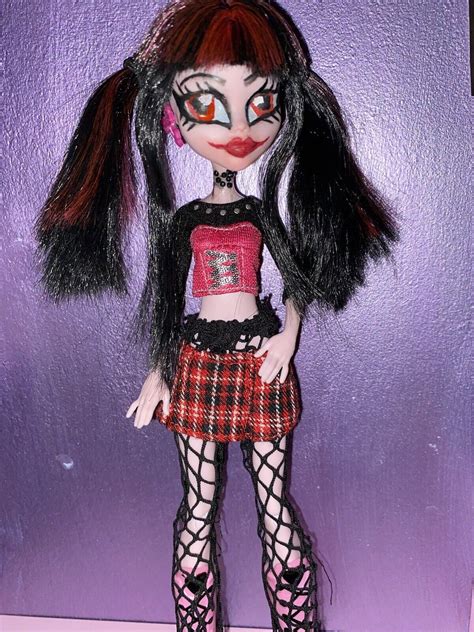 Monster High Draculaura Custom Ooak Gothic Doll Ebay