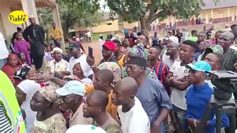 Osun Decides 2022 Jubilation As Gov Oyetola Wins Polling Unit At