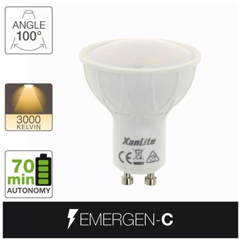 Ampoule Led Spot Culot Gu W Cons W Eq Lumi Re Blanc Chaud