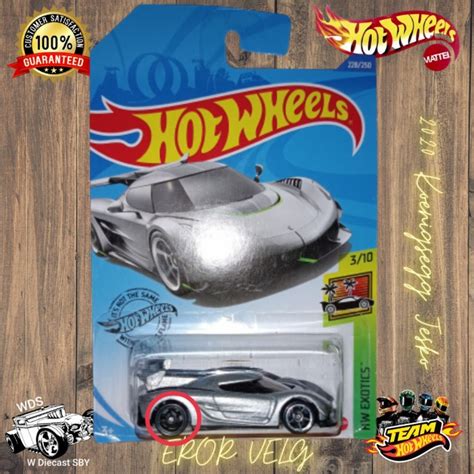 Jual AMC SHOP Hot Wheels EROR Koenigsegg Jesko Silver Velg Halu Hobi Collector Rare TERLENGKAP
