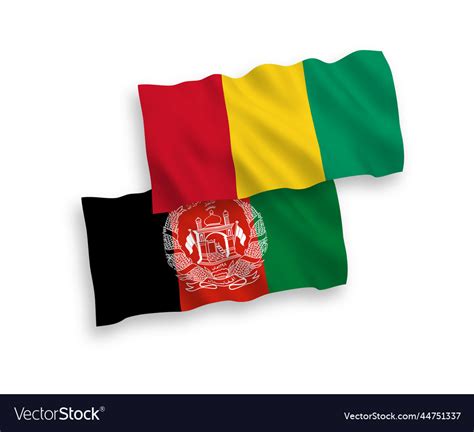 Flags Of Islamic Republic Of Afghanistan Vector Image