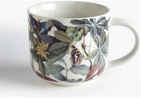 Kew Royal Botanic Gardens Midnight Floral White Mug Shopstyle