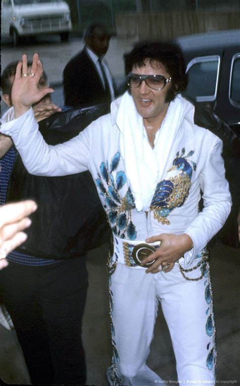 Elvis Presley Arrives At Hilton Inn After Concert June 23 1974