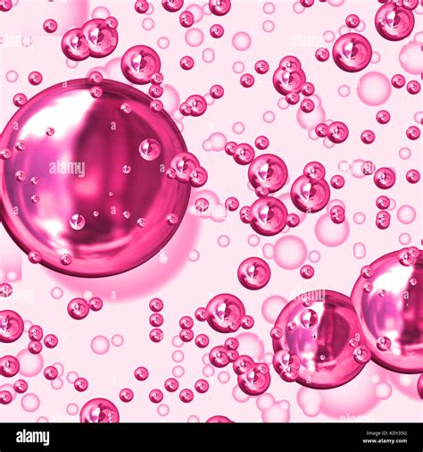 Pink Bubbles Background Hd