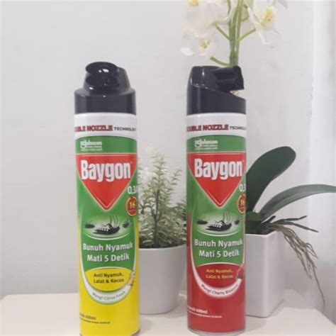 Jual Baygon Insektisida Spray Anti Nyamuk Cheery Blossom Citrus Fresh