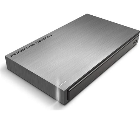 Buy LACIE Porsche Design Portable Hard Drive 2 TB Grey Free