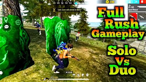 9 Kills Full Rush Gameplay Solo Vs Duo Free Fire Free Fire Max