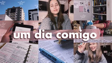 vlog um dia comigo começando a semana estudos e leituras