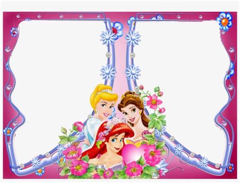 Download Disney Multi Photo Frame - Disney Princess Frame Png PNG image for free. Search more ...