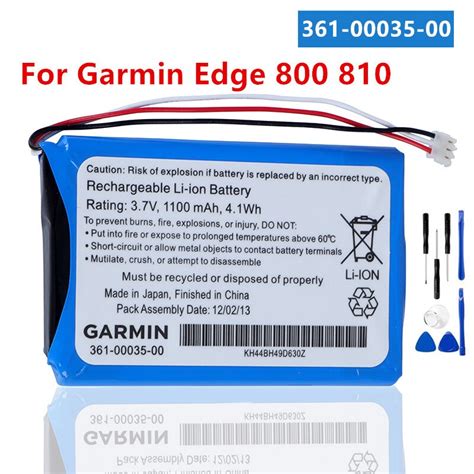 Original Replacement Battery For Garmin Edge 800 810 361 00035 00