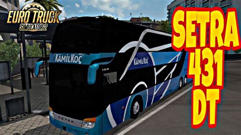 SETRA 431 DT İLE EFSANE BİR SEFER ETS 2 1 36 OTOBÜS MODU ets2 1