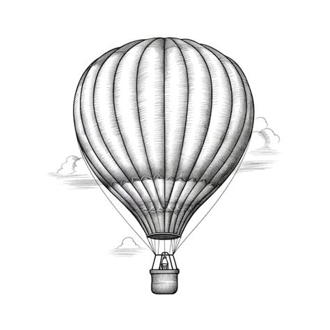 Premium Ai Image Fly Hot Air Balloon Ai Generated