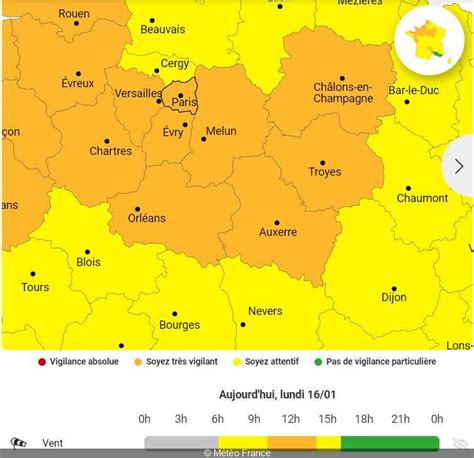 Temp Te G Rard L Le De France Et Paris En Vigilance Pour Vent