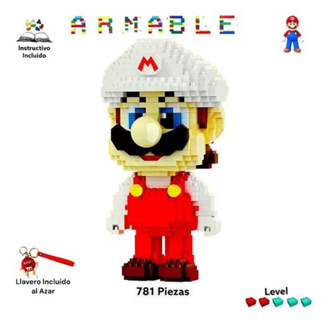 Rompecabezas 3d Mini Bloques Armables Mario Bros 781 Pz