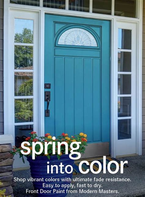 Want A Quick Easy And Gorgeous Front Door Update With Front Door Paint By Modern Masters You