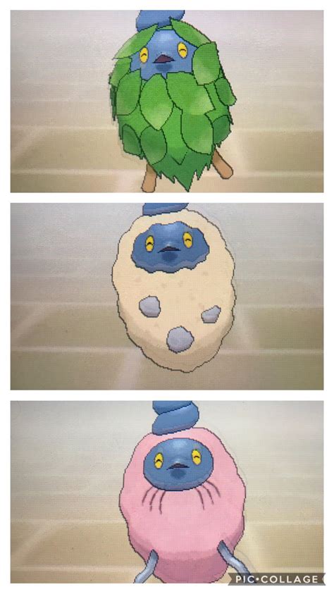 [Gen 7] All 3 shiny burmy forms : r/ShinyPokemon