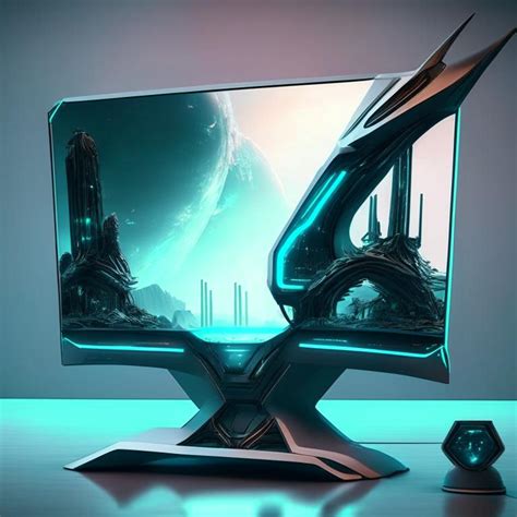 Futuristic Sci Fi Pc Monitor By Pickgameru On Deviantart