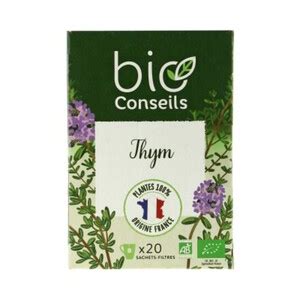 Bioconseils Infusion Thym Sachets Bio Naturalia Courses En Ligne