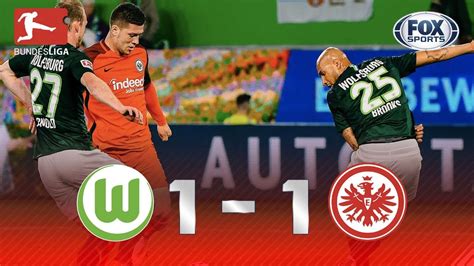 TUDO IGUAL NO ALEMÃO Veja lances de Wolfsburg 1 x 1 Eintracht