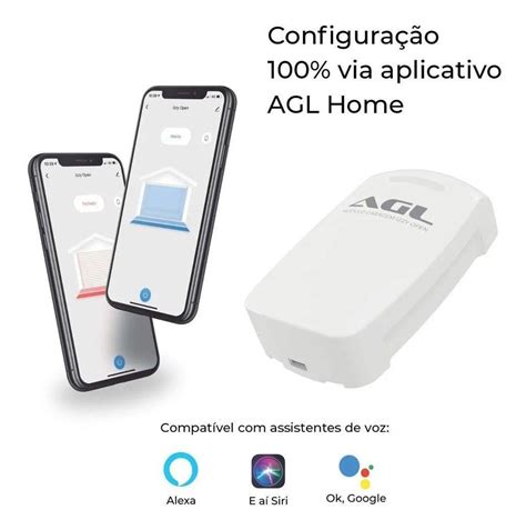 Módulo Garagem Izzy Open Wifi Automação Residencial Agl Tuya