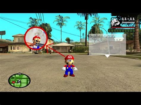 Super Mario 64 En GTA SAN ANDREAS GTA SA Parodia Loquendo Un Saludo A