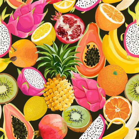 Tropical Fruit Background