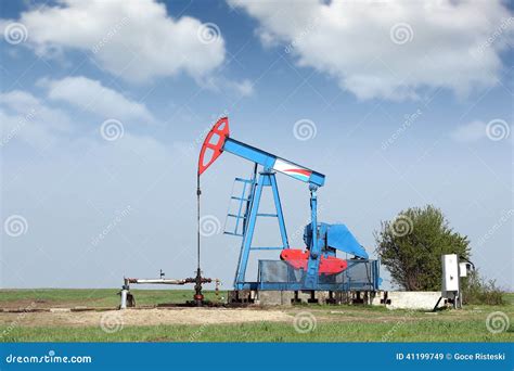 Oil Pump Jack Stock Image Image Of Pumpjack Petroleum 41199749