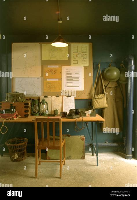 World War I guardroom, Pendennis Castle, Falmouth, Cornwall, 1998. Artist: N Corrie Stock Photo ...