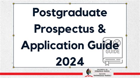 Ukzn Postgraduate Prospectus And Application Guidelines 2024