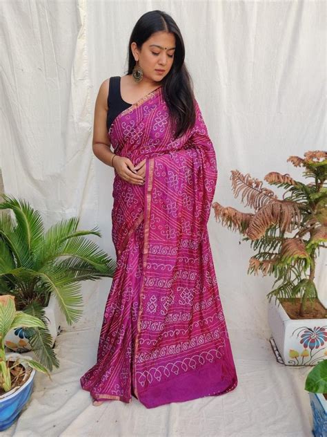 Mix Bandhej Saree 630 Prnited At Rs 580 In Surat Id 26272439273