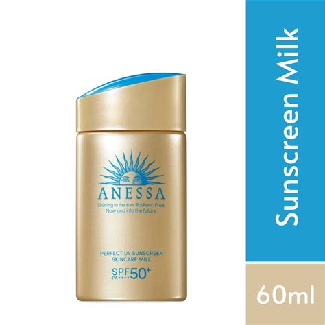 Jual Anessa Perfect UV Sunscreen Skin Care Milk SPF 50 PA 60ml