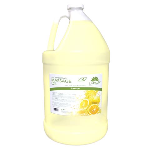 Aromatherapy Massage Oil Lemon La Palm Products