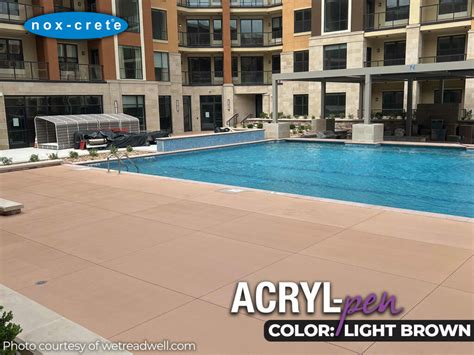 Exterior Concrete Stain Acryl Pen Seals And Stains Horizontal Surfaces