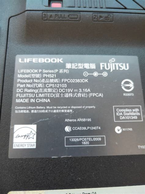 Fujitsu Lifebook P Series Computers Tech Laptops Notebooks On