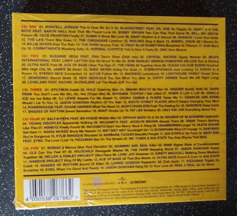 Various Artists 90s Anthems Ultimate Collection Cd Box Set 5 Discs