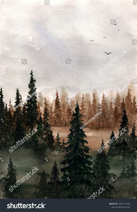4822 Watercolor Forest Path Images Stock Photos And Vectors Shutterstock