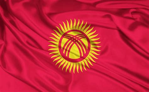 National Flag of Kyrgyzstan |Meaning Picture Flag and History