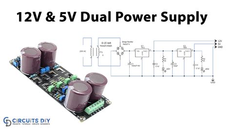 12v And 5v Dual Power Supply Circuit Wiring Diagram