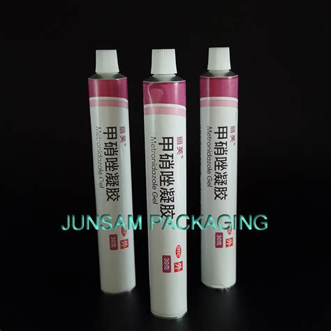 Pharmaceutical Ointment Aluminium Collapsible Tubes For Cosmetic