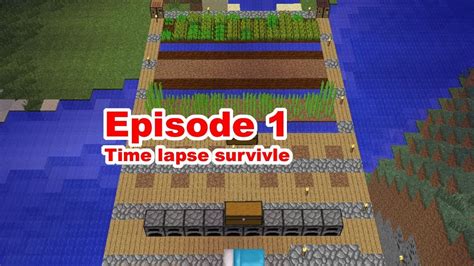 Minecraft Time Lapse Survival Episode Base Caves Exploration