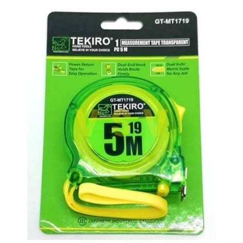 Jual Tekiro Meteran Transparan Meter Roll Measuring Tape Shopee