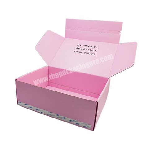 Custom Logo High Quality Pink Skin Mailing Boxes Packing Hot Sale T