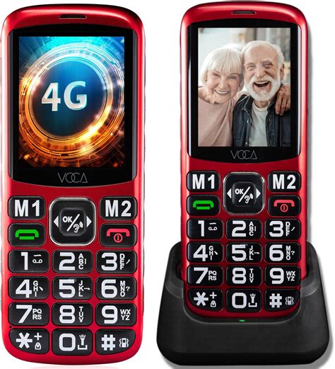 Easyfone T6 4G Téléphone Portable Senior Débloqué Le Plus Simple 4