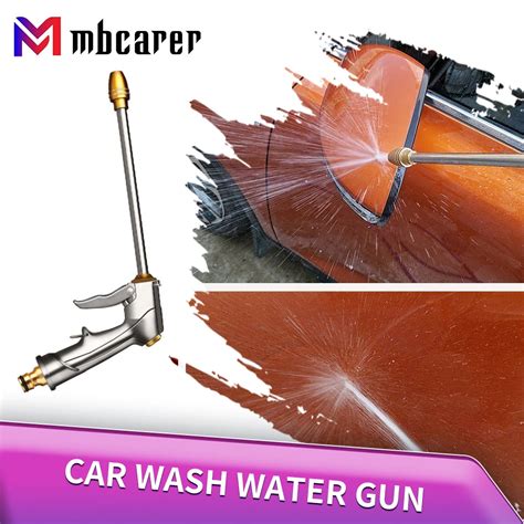 Extensão Rod Car Wash Water Gun Metal Chupeta Tipo Liga de alumínio