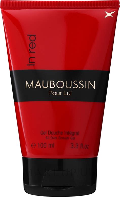 Gift Shower Gel Mauboussin In Red Shower Gel Makeup Uk