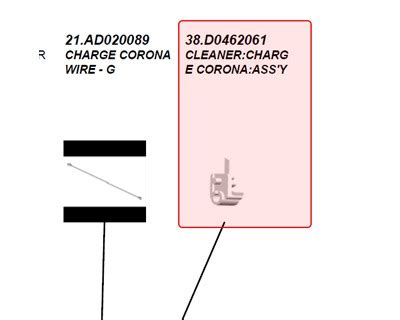 Ricoh D0462061 Cleaner Charge Corona Ass Y Originale OFBA Srl