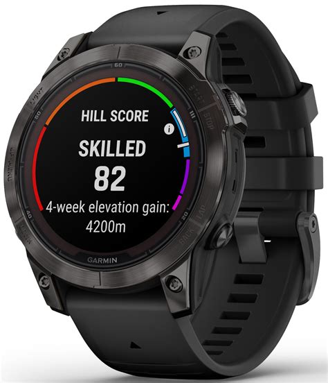 Garmin Fenix 7 Pro Sapphire Solar Carbon Grey Titanium Watch D 010